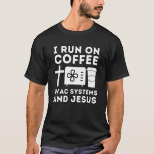 Camiseta Hvac Technician Air Conditioner Reparando Café