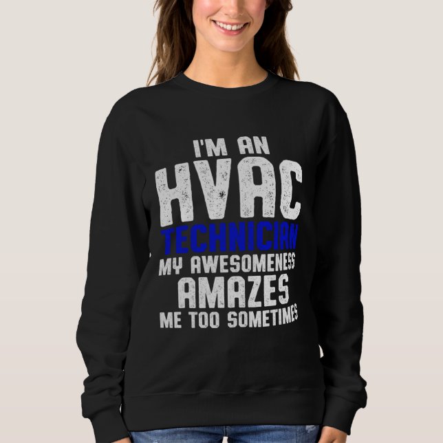 Camiseta HVAC Technician Amazes Funny HVAC Tech (Frente)
