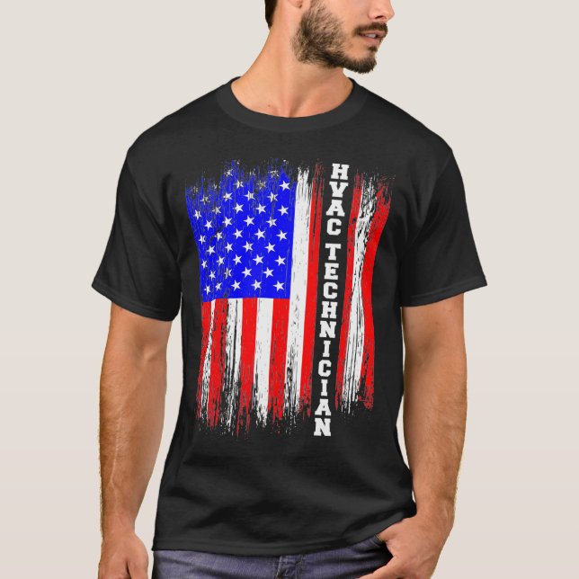 Camiseta HVAC Technician Appreciian Engraçado HVAC Tech  (Frente)