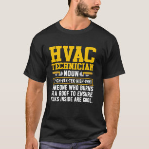 Camiseta HVAC Technician Definition HVAC Tech Mechanic Repa