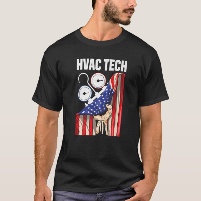 Camiseta HVAC Technician Funny HVAC Tech (Frente)