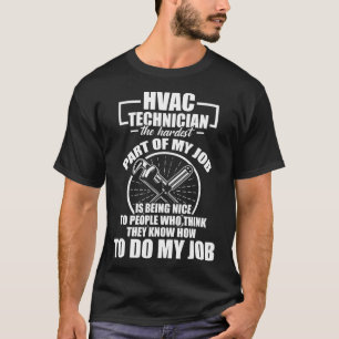 Camiseta HVAC Technician Hardest Funny HVAC Tech