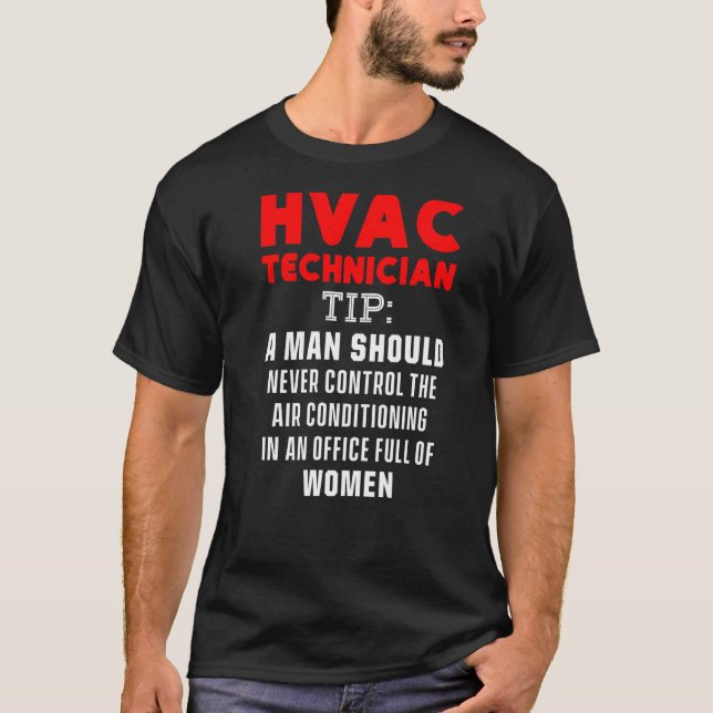 Camiseta Hvac Technician Hvac Tech 12 (Frente)
