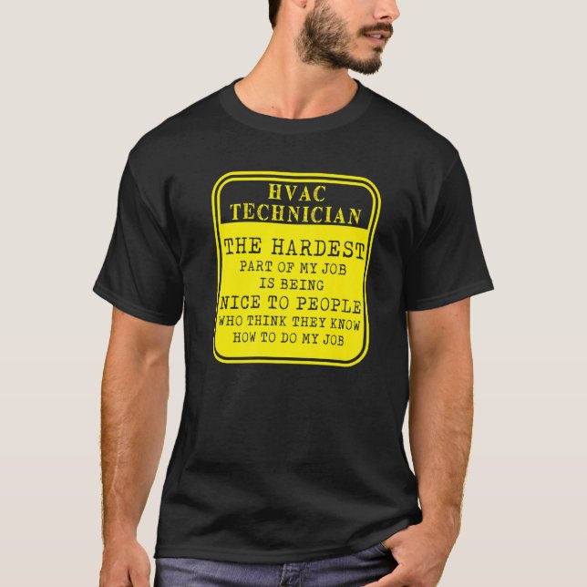 Camiseta Hvac Technician Hvac Tech 17 (Frente)