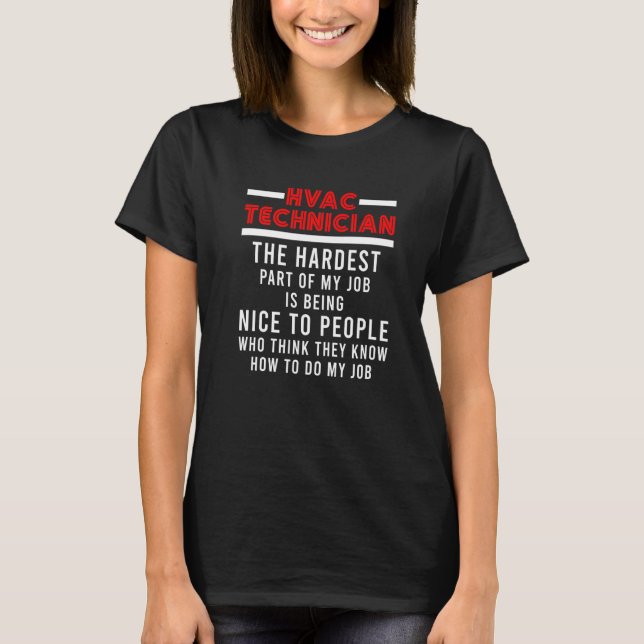 Camiseta Hvac Technician Hvac Tech 44 (Frente)