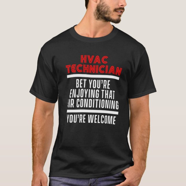 Camiseta Hvac Technician Hvac Tech 6 (Frente)