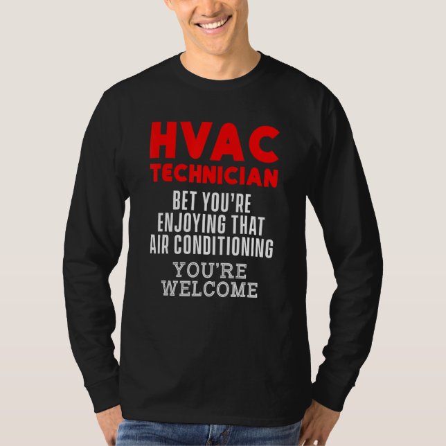 Camiseta Hvac Technician Hvac Tech 6 (Frente)