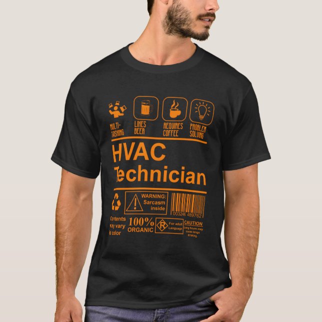 Camiseta Hvac Technician Maintenance Hvac (Frente)