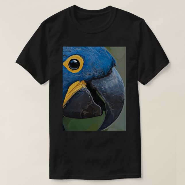 Camiseta Hyacinth Macaw 7 (Frente do Design)