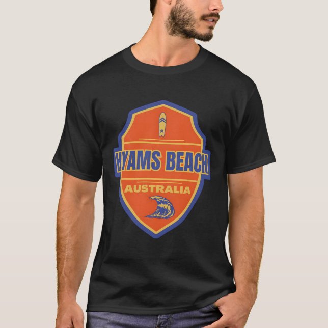 Camiseta Hyams Beach � a � da Austrália (Frente)