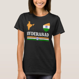 Camiseta Hyderabad India Flag, Hyderabad India, Hyderabad