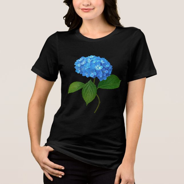 Camiseta Hydrangea Floral Tee (Frente)
