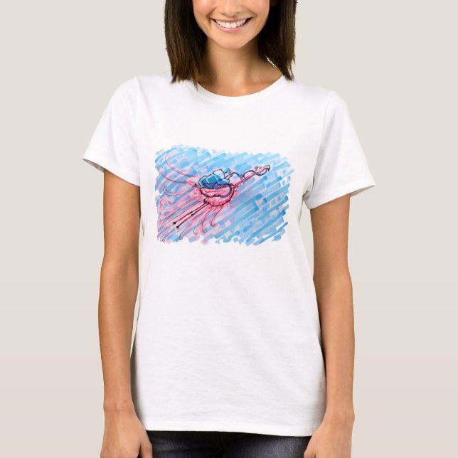 Camiseta Hydrated Flamingo (Frente)