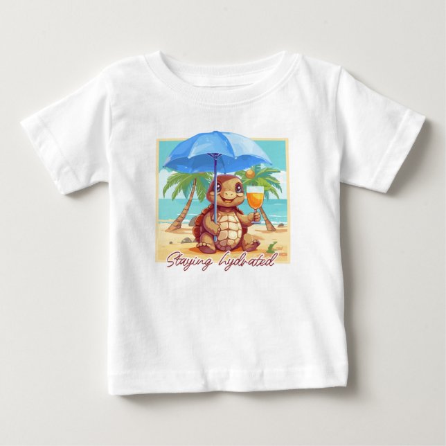 Camiseta Hydrated turtle (Frente)