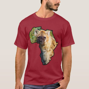 Camiseta Hyena do Continente Africano Vestido
