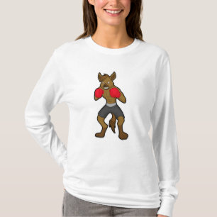 Camiseta Hyena no Boxing com luvas in a box