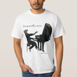 Camiseta Hyena Piano Music Player Fantasy Art shirts
