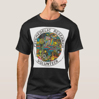 Camiseta Hypebeast Vintage Psychedelic Research Voluntar