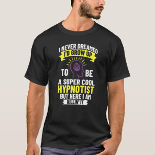 Camiseta Hypnosis Sleep Hypnotist Spiral Guia Obter Hypnoti