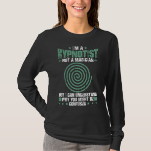 Camiseta Hypnosis Sleep Hypnotist Spiral Guia Obter Hypnoti