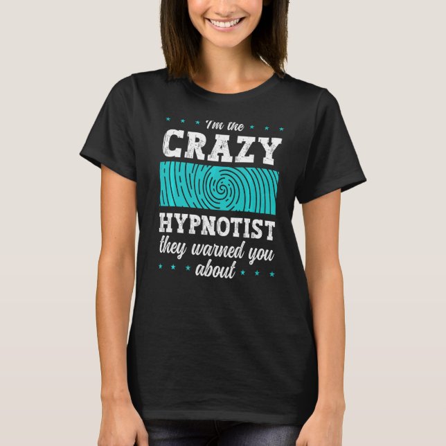 Camiseta Hypnosis Sleep Hypnotist Spiral Guia Obter Hypnoti (Frente)