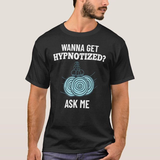Camiseta Hypnosis Sleep Hypnotist Spiral Guia Obter Hypnoti (Frente)