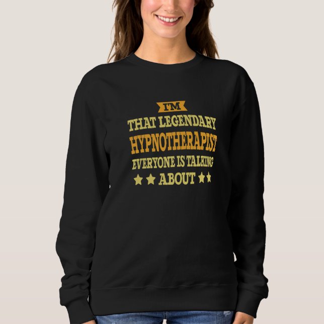 Camiseta Hypnoterapist Cargo Título do Funcionário Hypnothe (Frente)