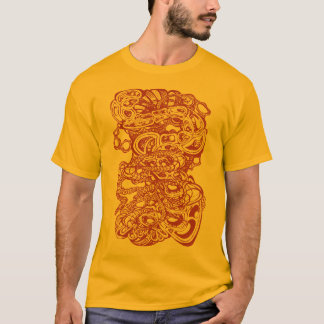 Camiseta Hypnotic Amorphous Phantasmagoric Modern Groovy 