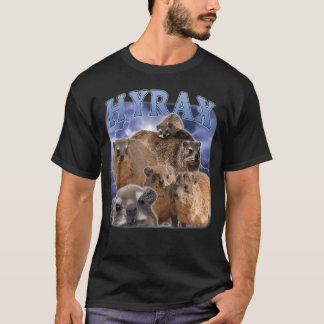 Camiseta Hyrax Fogo Meme Engraçado Amante de Animais Humor