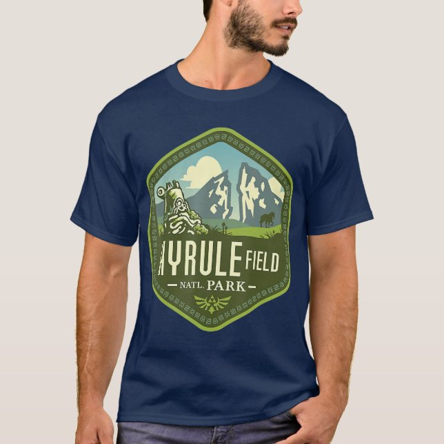 Camiseta HYRULE National Park TETON Hiking Wanderlust (Frente)