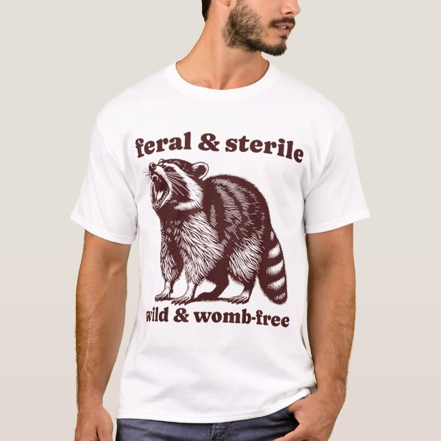 Camiseta Hysterectomia Uterus Feral E Estéril (Frente)