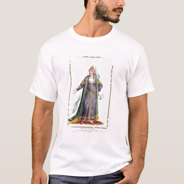 Camiseta Hyu-Chen, esposa de Genghis Khan, 'do DES de (Frente)
