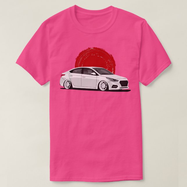 Camiseta Hyundai Accent Stance (Frente do Design)