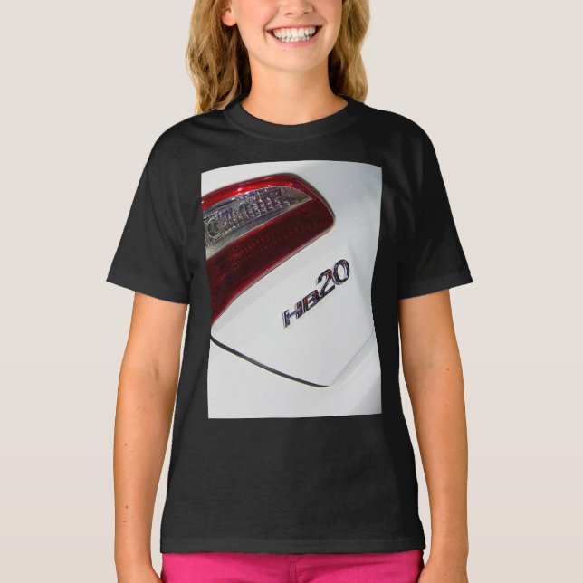 Camiseta Hyundai HB20 Luz Traseira [ Impressão &amp; iPad i (Frente)