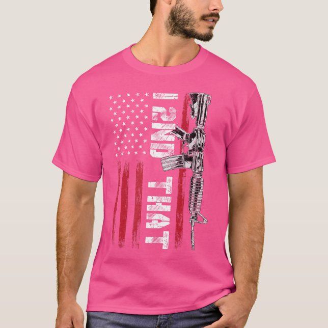 Camiseta I 2Nd That Second Amendment Pro Gun American Flag  (Frente)