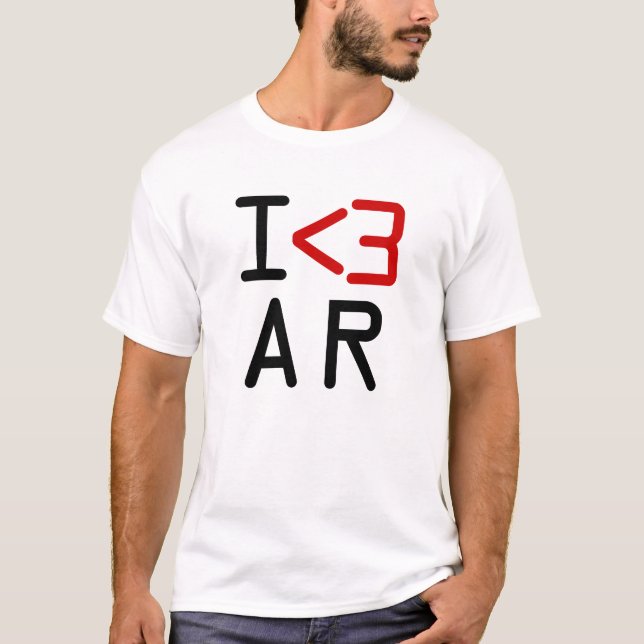 CAMISETA I <3 AR (Frente)