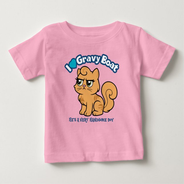 Camiseta I <3 Gravy Boat DCC (Frente)