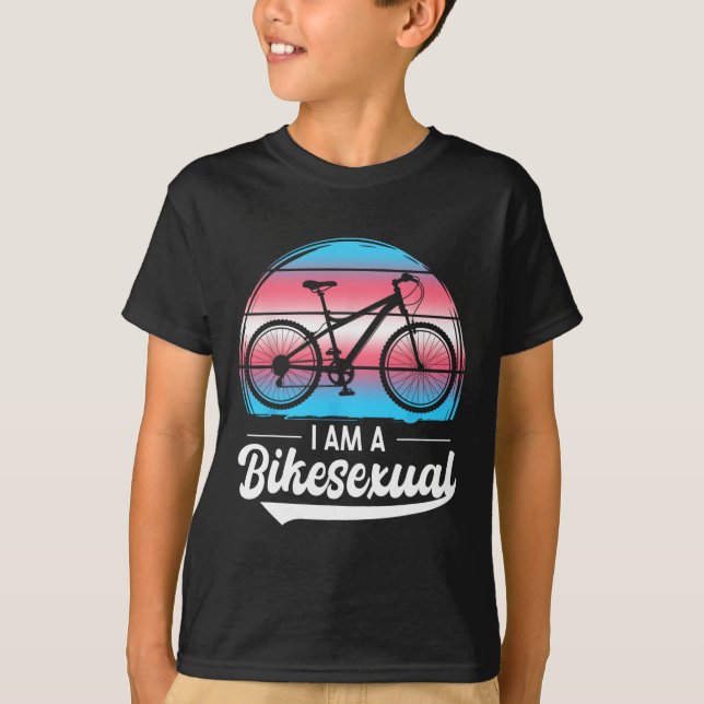Camiseta I Am A Bikeual Biual Cyclist Biker Bicycle Bike Bi (Frente)