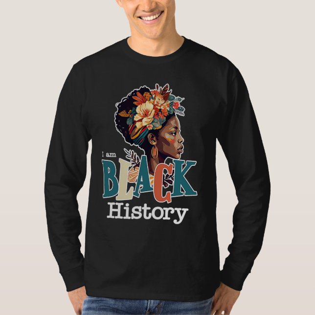 Camiseta I AM Black History 2023 Black History Month BHM Bl (Frente)