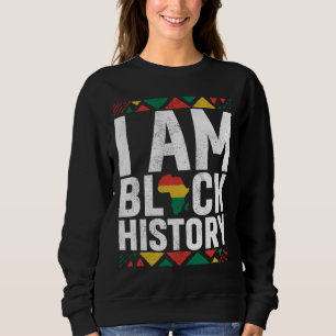 Camiseta I Am Black History black History Month Africa Map