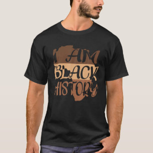 Camiseta I Am Black History legal africa melanina T Shirt