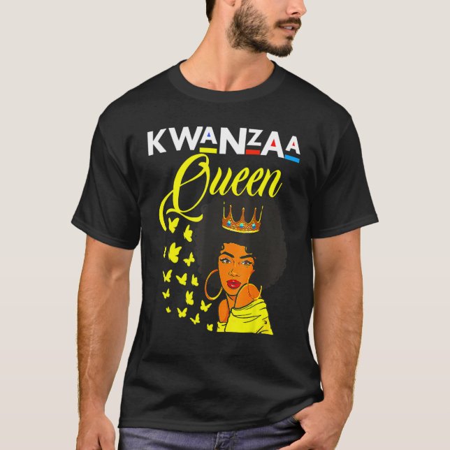 Camiseta I Am Black History Melanin Sista Brown Skin Afro G (Frente)