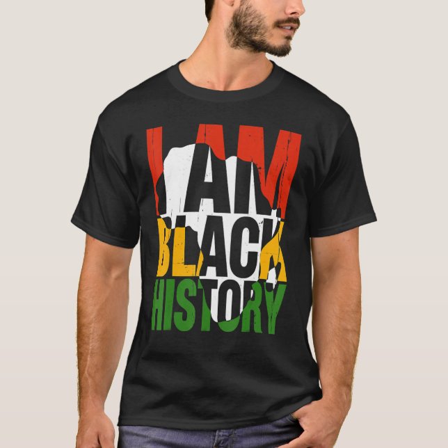 Camiseta I Am Black History Month African American Pride Ce (Frente)