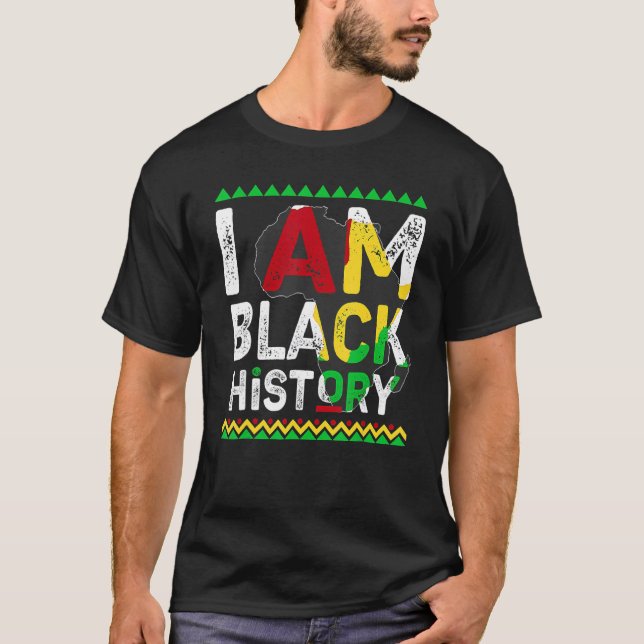 Camiseta I Am Black History Month African American Pride Ce (Frente)