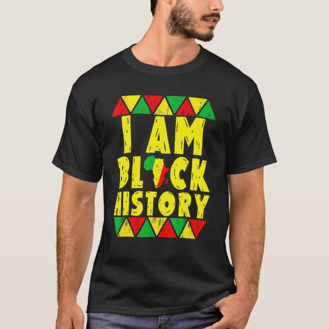 Camiseta I Am Black History Month African American Pride Ce (Frente)