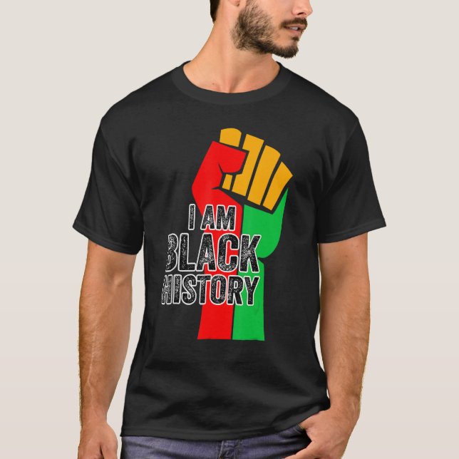 Camiseta I Am Black History Month African American Pride Ce (Frente)