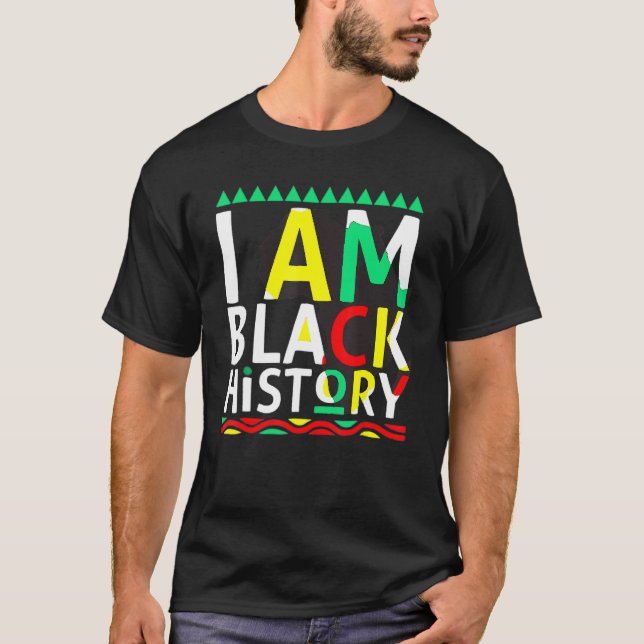 Camiseta I Am Black History Month Afro African Pride Women  (Frente)
