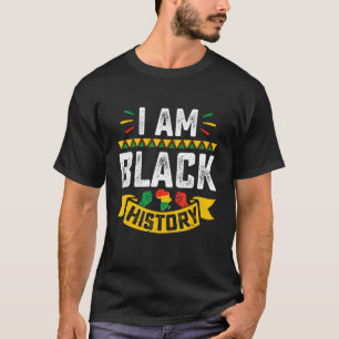 Camiseta I Am Black History Month Power Fist Africa Melanin