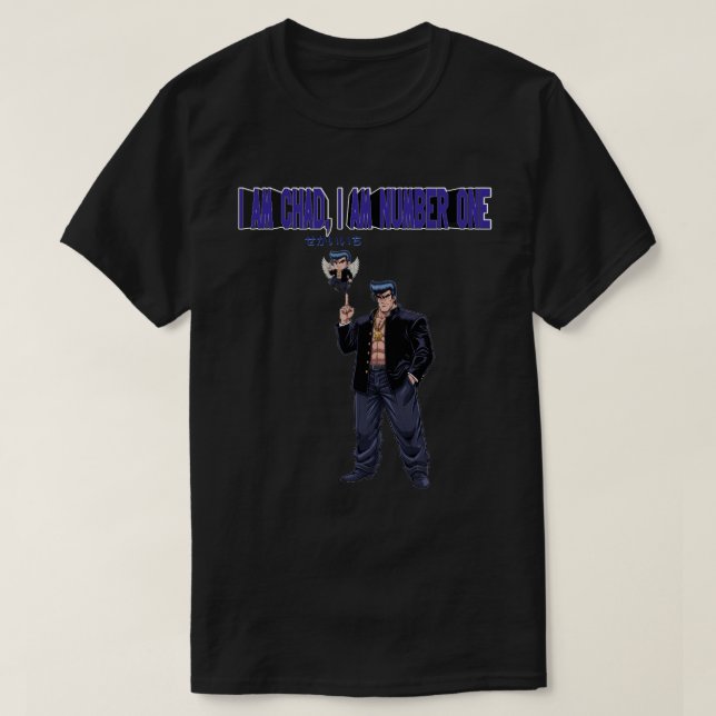 CAMISETA I AM CHAD, I AM NUMBER  ONE (Frente do Design)