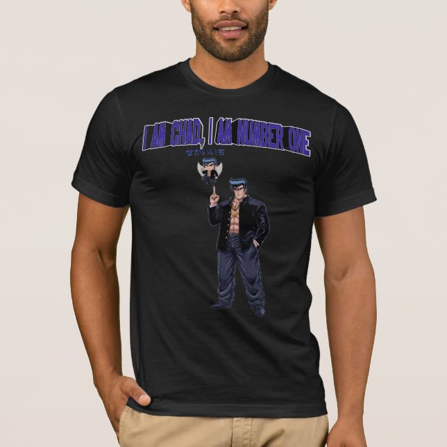 CAMISETA I AM CHAD, I AM NUMBER  ONE (Frente)